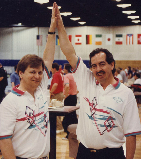 Dave Callery and Terry Saccone at the 1993 Open Championships